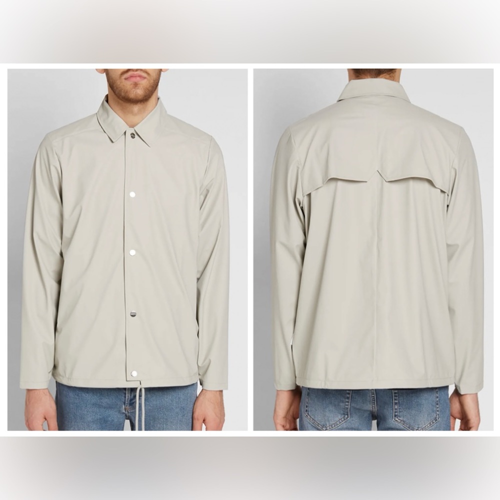 RAINS Coach Jacket Size XXS/XS Color is Moon